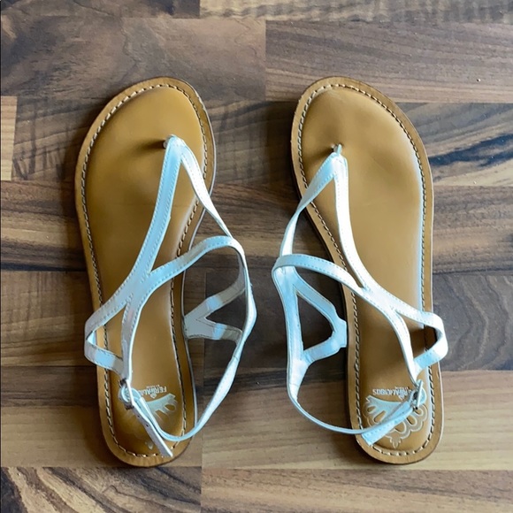 fergalicious white sandals